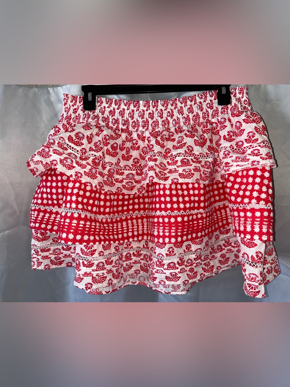Roller Rabbit x Target Women's Floral/Star Geo Tiered Mini Skirt